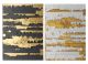 3D Abstract in Golden Canvas Print