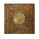 3d Golden Wallart Canvas Print