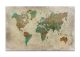 Vintage World Map Canvas Print
