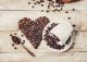 Heart Shaped Coffee Beans Canvas Print