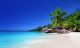 Beach At Praslin Island, Seychelles Canvas Print