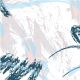 Abstract Pattern With Brush Strokes Canvas Print