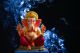 Lord Ganesha On Black Background Canvas Print
