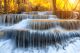 Beautiful Waterfall In Rainforest Canvas Print
