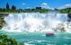 Beautiful Niagara Falls On A Clear Sunny Day, Niagara, Canada Canvas Print
