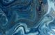Golden And Blue Marble Abstract Canvas Print