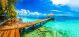 Maldives Beach View Canvas Print