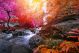 Beautiful Waterfalls In The Rain Forest Thailand Canvas Print