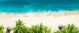 Aerial Drone Scenery Beach on a Sunny Day Canvas Print