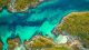 Aerial Top View Of Beach Canvas Print
