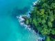 Beautiful Aerial View of a Beach Canvas Print