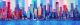 Abstract Style Skyscrapers Canvas Print
