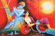 Hindu Lord Krishna With Flute Canvas Print
