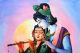 3D Lord Radha Krishna with Flute Canvas Print