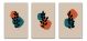Set of 3 Minimalist Pattern, Abstract Canvas Print