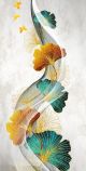 3D Beautiful Flower and Butterflies Canvas Print
