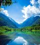 Mountain Lake in the Austrian Alpes Canvas Print