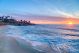 Beautiful Sunset on the Beach Canvas Print