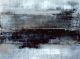 Blue and Grey Abstract Modern Art Canvas Print