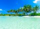 Tropical Beach and Blue Sky Canvas Print