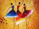 Spanish Dancing Girls Canvas Print