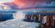 Colorful Sunrise Scene, Selfoss Waterfall, Europe Canvas Print