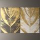 3D Print of Gold Leaf Canvas Print