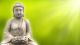 Buddha Statue With Blurred Background Canvas Print