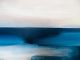 Blue Grey Abstract Art Canvas Print