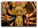 Idol Of Goddess Durga Canvas Print